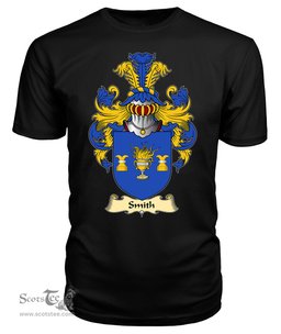 ScotsTee Shop Scottish Smith or Smythe Family Scottish Coat of Arms Emblem Scotland V23 T Shirt