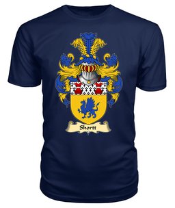 ScotsTee Shop Scottish Shortt Family Scottish Coat of Arms Emblem Scotland V23 T Shirt