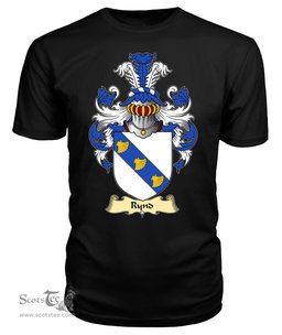 ScotsTee Shop Scottish Rynd Family Scottish Coat of Arms Emblem Scotland V23 T Shirt