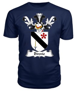 ScotsTee Shop Scottish Bennie or Binnie Coat Of Arms Family Crest Scottish Gentry T Shirt