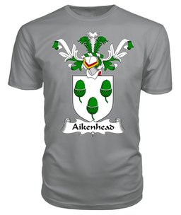 ScotsTee Shop Scottish Aikenhead Coat Of Arms Family Crest Scottish Gentry T Shirt