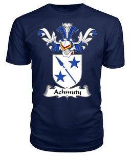 ScotsTee Shop Scottish Achmuty Coat Of Arms Family Crest Scottish Gentry T Shirt