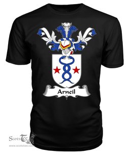 ScotsTee Shop Scottish Arneil Coat Of Arms Family Crest Scottish Gentry T Shirt