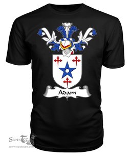 ScotsTee Shop Scottish Adam Coat Of Arms Family Crest Scottish Gentry T Shirt