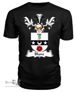 ScotsTee Shop Scottish Blane Coat Of Arms Family Crest Scottish Gentry T Shirt