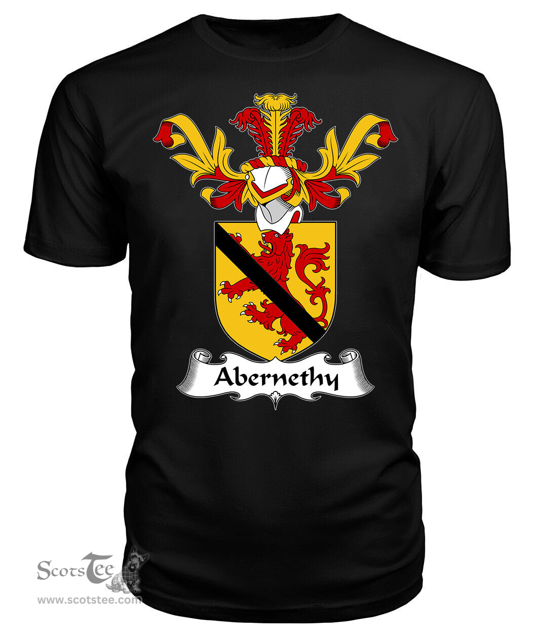 ScotsTee Shop Scottish Abernethy Coat Of Arms Family Crest Scottish Gentry T Shirt