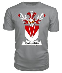 ScotsTee Shop Scottish Balmakin Coat Of Arms Family Crest Scottish Gentry T Shirt