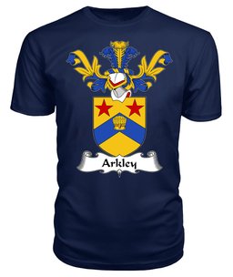 ScotsTee Shop Scottish Arkley Coat Of Arms Family Crest Scottish Gentry T Shirt