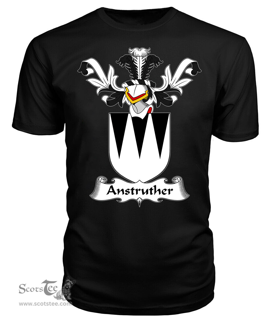 ScotsTee Shop Scottish Anstruther Coat Of Arms Family Crest Scottish Gentry T Shirt