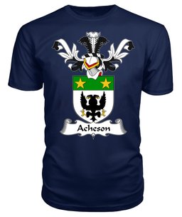 ScotsTee Shop Scottish Acheson Coat Of Arms Family Crest Scottish Gentry T Shirt