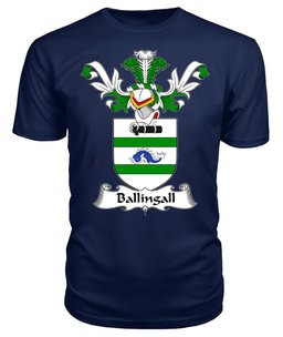 ScotsTee Shop Scottish Ballingall Coat Of Arms Family Crest Scottish Gentry T Shirt