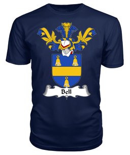 ScotsTee Shop Scottish Bell Coat Of Arms Family Crest Scottish Gentry T Shirt