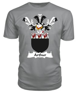 ScotsTee Shop Scottish Arthur Coat Of Arms Family Crest Scottish Gentry T Shirt
