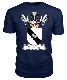 ScotsTee Shop Scottish Binning Coat Of Arms Family Crest Scottish Gentry T Shirt
