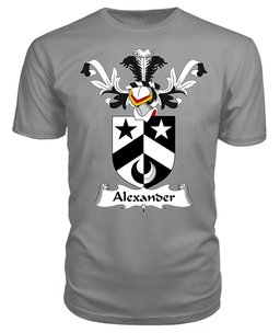 ScotsTee Shop Scottish Alexander Coat Of Arms Family Crest Scottish Gentry T Shirt