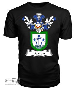 ScotsTee Shop Scottish Barton Coat Of Arms Family Crest Scottish Gentry T Shirt