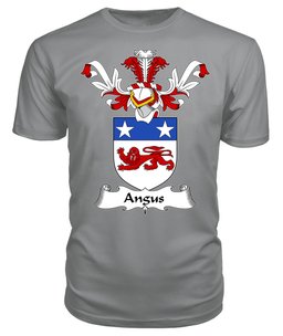 ScotsTee Shop Scottish Angus Coat Of Arms Family Crest Scottish Gentry T Shirt