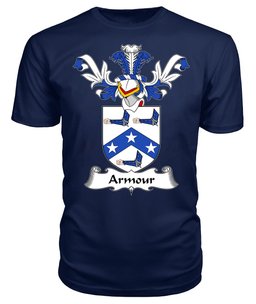 ScotsTee Shop Scottish Armour Coat Of Arms Family Crest Scottish Gentry T Shirt