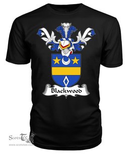 ScotsTee Shop Scottish Blackwood Coat Of Arms Family Crest Scottish Gentry T Shirt