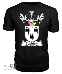 ScotsTee Shop Scottish Blacklock Coat Of Arms Family Crest Scottish Gentry T Shirt