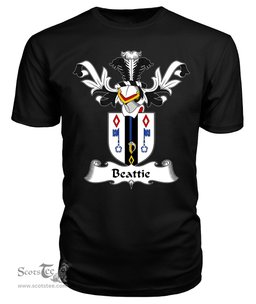 ScotsTee Shop Scottish Beattie Coat Of Arms Family Crest Scottish Gentry T Shirt