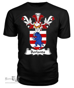 ScotsTee Shop Scottish Borlands Coat Of Arms Family Crest Scottish Gentry T Shirt