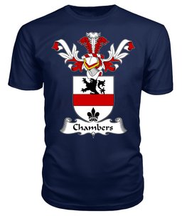 ScotsTee Shop Scottish Chambers Coat Of Arms Family Crest Scottish Gentry T Shirt