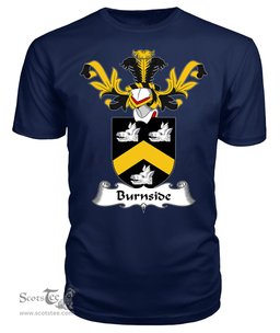ScotsTee Shop Scottish Burnside Coat Of Arms Family Crest Scottish Gentry T Shirt
