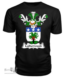ScotsTee Shop Scottish Calderwood Coat Of Arms Family Crest Scottish Gentry T Shirt