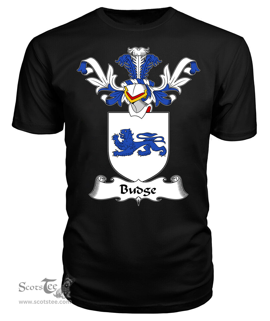ScotsTee Shop Scottish Budge Coat Of Arms Family Crest Scottish Gentry T Shirt
