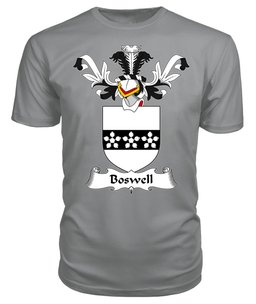 ScotsTee Shop Scottish Boswell Coat Of Arms Family Crest Scottish Gentry T Shirt