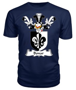 ScotsTee Shop Scottish Bonar II Coat Of Arms Family Crest Scottish Gentry T Shirt