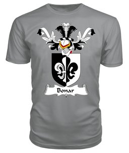 ScotsTee Shop Scottish Bonar II Coat Of Arms Family Crest Scottish Gentry T Shirt