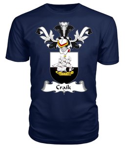 ScotsTee Shop Scottish Craik Coat Of Arms Family Crest Scottish Gentry T Shirt