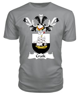 ScotsTee Shop Scottish Craik Coat Of Arms Family Crest Scottish Gentry T Shirt