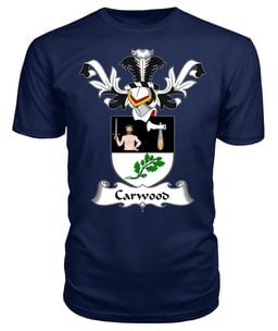 ScotsTee Shop Scottish Carwood Coat Of Arms Family Crest Scottish Gentry T Shirt