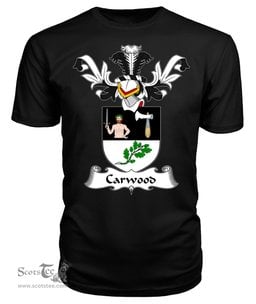 ScotsTee Shop Scottish Carwood Coat Of Arms Family Crest Scottish Gentry T Shirt