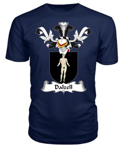 ScotsTee Shop Scottish Dalzell Coat Of Arms Family Crest Scottish Gentry T Shirt