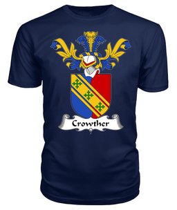 ScotsTee Shop Scottish Crowther Coat Of Arms Family Crest Scottish Gentry T Shirt