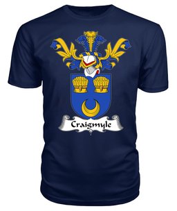 ScotsTee Shop Scottish Craigmyle Coat Of Arms Family Crest Scottish Gentry T Shirt