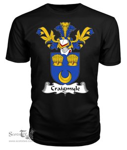 ScotsTee Shop Scottish Craigmyle Coat Of Arms Family Crest Scottish Gentry T Shirt