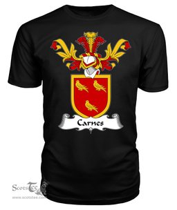 ScotsTee Shop Scottish Carnes Coat Of Arms Family Crest Scottish Gentry T Shirt
