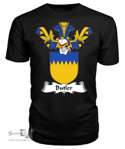 ScotsTee Shop Scottish Butler Coat Of Arms Family Crest Scottish Gentry T Shirt