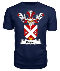 ScotsTee Shop Scottish Bryson Coat Of Arms Family Crest Scottish Gentry T Shirt