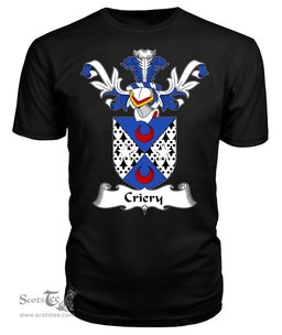 ScotsTee Shop Scottish Criery or MacCriery Coat Of Arms Family Crest Scottish Gentry T Shirt