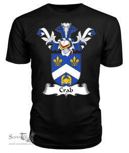 ScotsTee Shop Scottish Crab Coat Of Arms Family Crest Scottish Gentry T Shirt