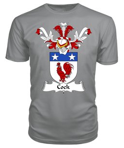 ScotsTee Shop Scottish Cock Coat Of Arms Family Crest Scottish Gentry T Shirt