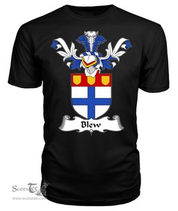 ScotsTee Shop Scottish Blaw or Blew Coat Of Arms Family Crest Scottish Gentry T Shirt