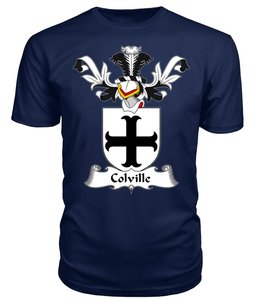 ScotsTee Shop Scottish Colville Coat Of Arms Family Crest Scottish Gentry T Shirt