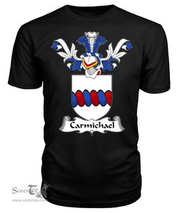 ScotsTee Shop Scottish Carmichael Coat Of Arms Family Crest Scottish Gentry T Shirt